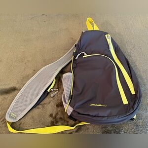 Eddie Bauer RipStop Shoulder Sling Crossbody Backpack Bag